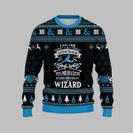 2025 Christmas DnD I Am The Master Of The Arcane Ugly Sweater