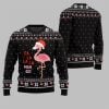 2025 Christmas Fa La La La Mingo Flamingo Christmas Sweater 4