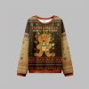 2025 Christmas Festive Frazzled Gingerbread Ugly Sweater 1