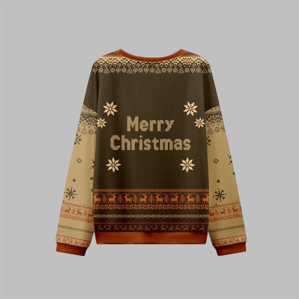 2025 Christmas Festive Frazzled Gingerbread Ugly Sweater 2