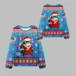 2025 Christmas Frog Brings Gifts Ugly Sweater