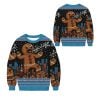 2025 Christmas Gingerbread Monster Ugly Sweater 1 2
