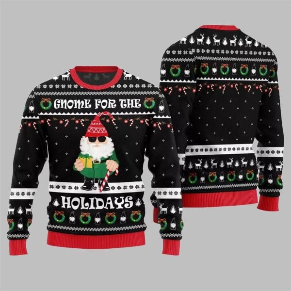 2025 Christmas Gnome For The Holidays Ugly Sweater 2