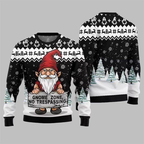 2025 Christmas Gnome Zone Ugly Christmas Sweater 2