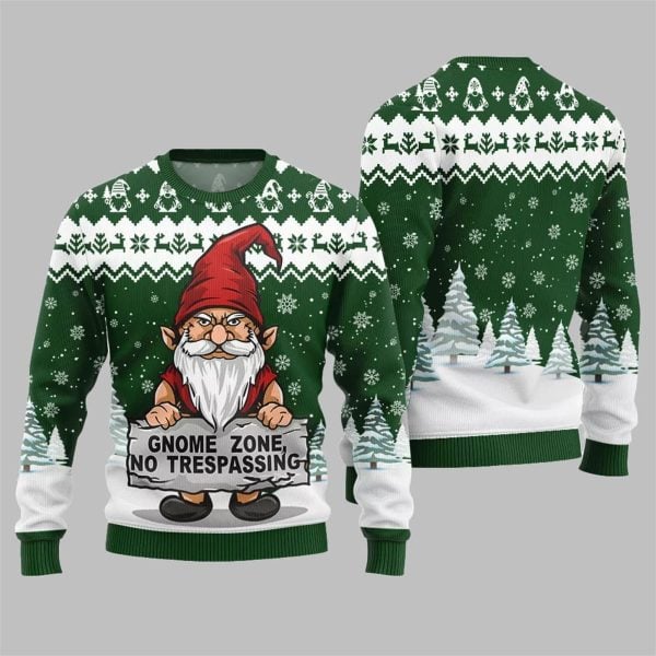 2025 Christmas Gnome Zone Ugly Christmas Sweater 3