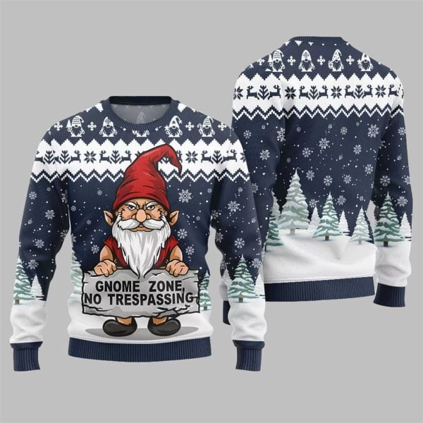2025 Christmas Gnome Zone Ugly Christmas Sweater 4