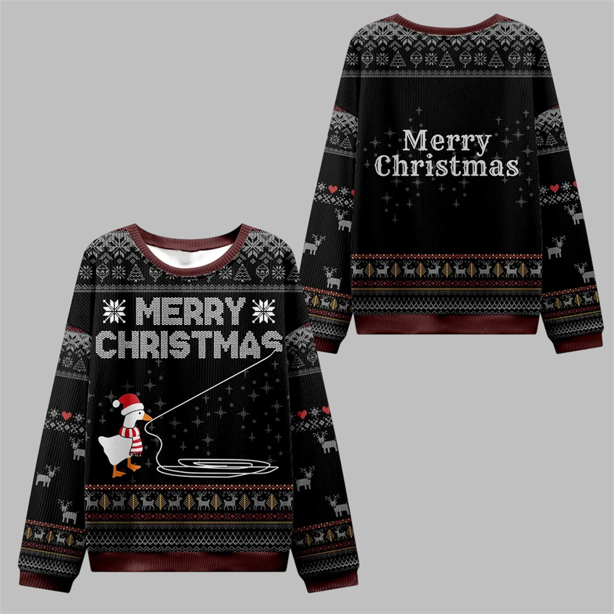 2025 Christmas Goose Pulling Out Its Wool Ugly Sweater 0 2025 Christmas Goose Pulling Out Its Wool Ugly Sweater 0