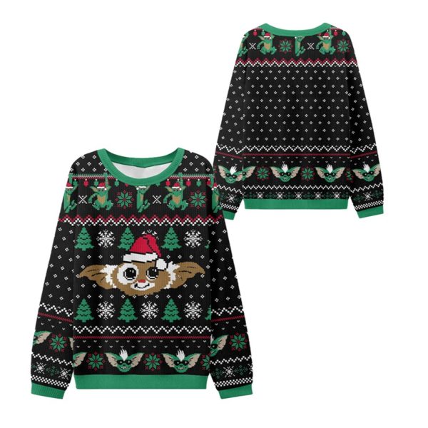 2025 Christmas Gremlins Gizmo Ugly Sweater 1 2