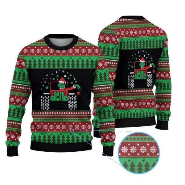 2025 Christmas Grnch Jp Christmas Ugly Sweater 1 2