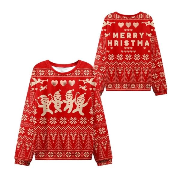 2025 Christmas Happy Cute Guy Ugly Sweater 1 2