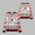 2025 Christmas Hedgehog Rejection Ugly Sweater