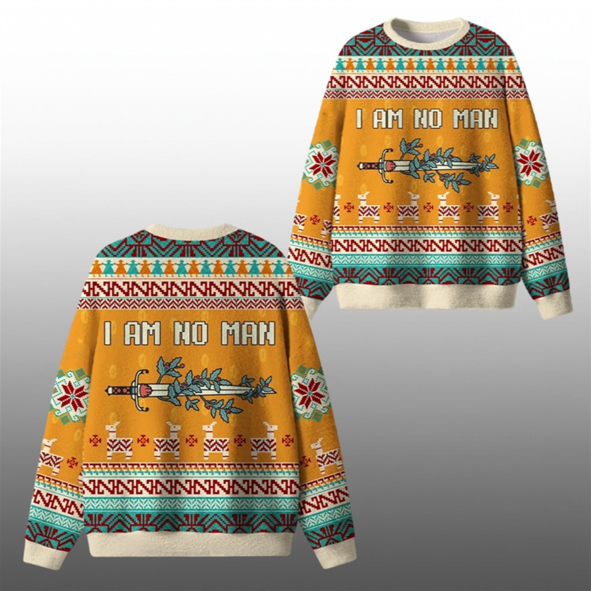 2025 Christmas I Am No Man Ugly Sweater 1 1 2025 Christmas I Am No Man Ugly Sweater 1 1