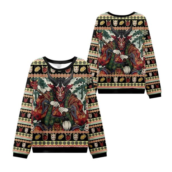 2025 Christmas Japanese Monster Ugly Christmas Sweater 1 2