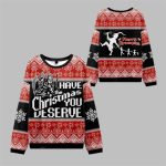 2025 Christmas Krampus Takes Children Ugly Sweater