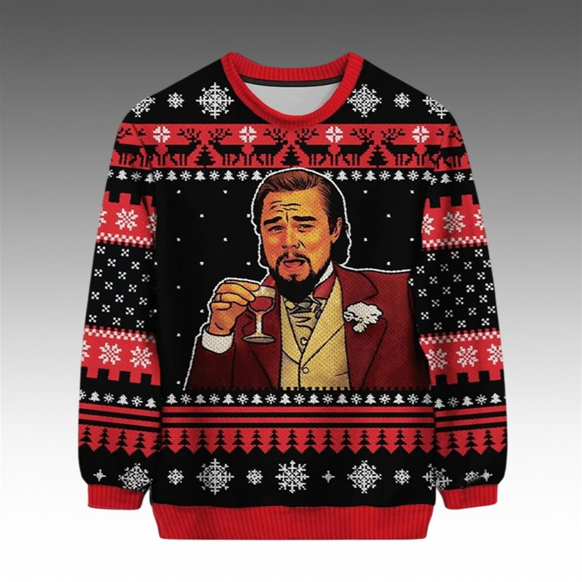 2025 Christmas Leonardo DiCaprio Meme Ugly Christmas Sweater 2 2025 Christmas Leonardo DiCaprio Meme Ugly Christmas Sweater 1 2