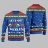 2025 Christmas Lets Get Pickled Pickleball Ugly Sweater 5