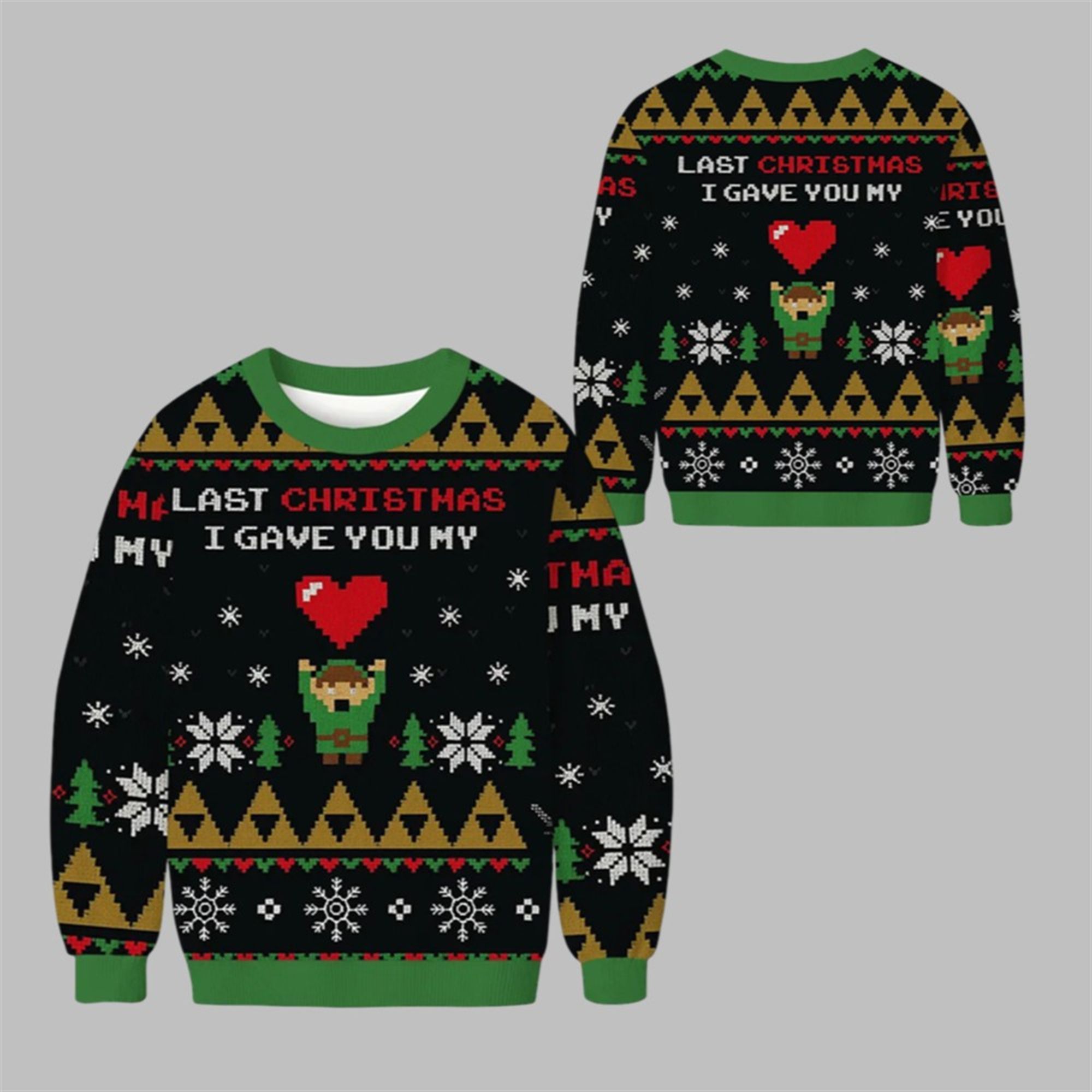2025 Christmas Link To My Heart Zelda Ugly Sweater 1 1 2025 Christmas Link To My Heart Zelda Ugly Sweater 1 1