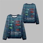 2025 Christmas Lost in Translation Ugly Sweater