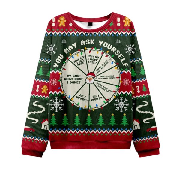2025 Christmas May Ask Yourself Ugly Sweater 1 2