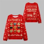 2025 Christmas Meow Meow Christmas Ugly Sweater