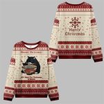 2025 Christmas Meowy Christmas Ramen Ugly Sweater