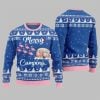 2025 Christmas Merry Camping Flamingo Ugly Christmas Sweater 3
