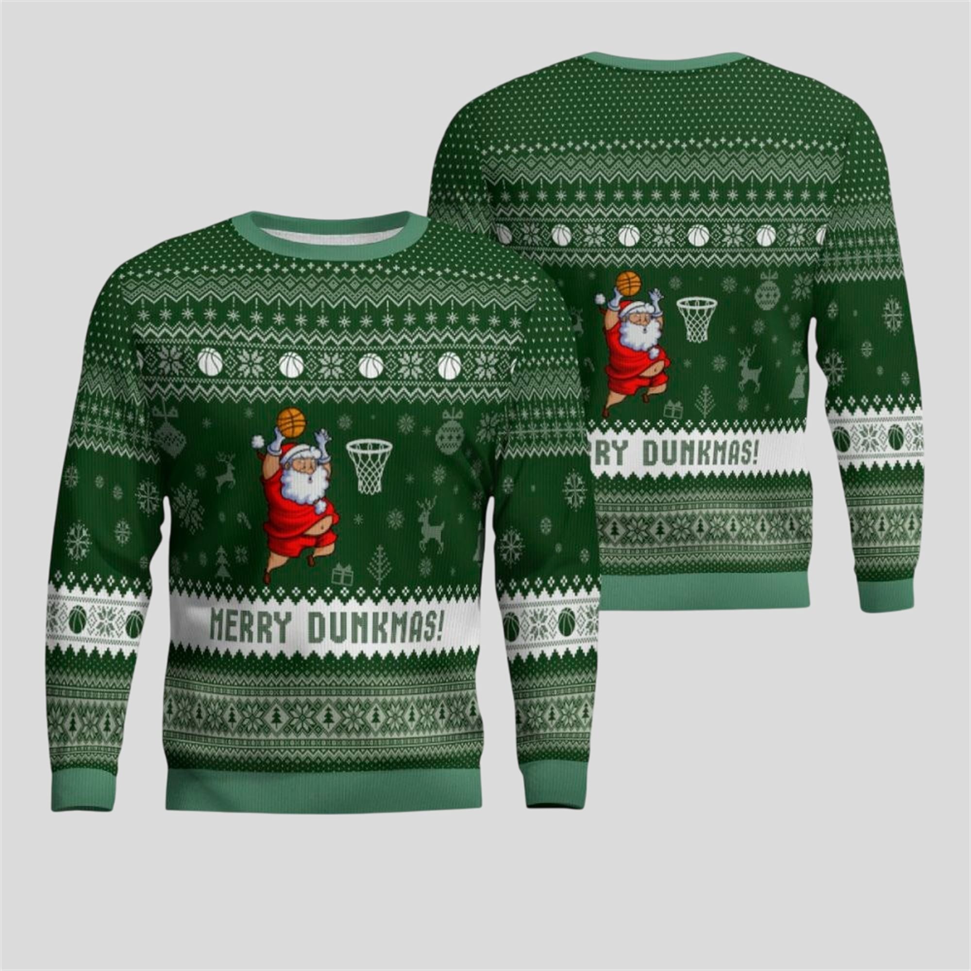 2025 Christmas Merry Dunkmas Basketball Ugly Sweater 1 2025 Christmas Merry Dunkmas Basketball Ugly Sweater 1