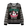 2025 Christmas Merry Fitmas Rear Ugly Sweater 1 2