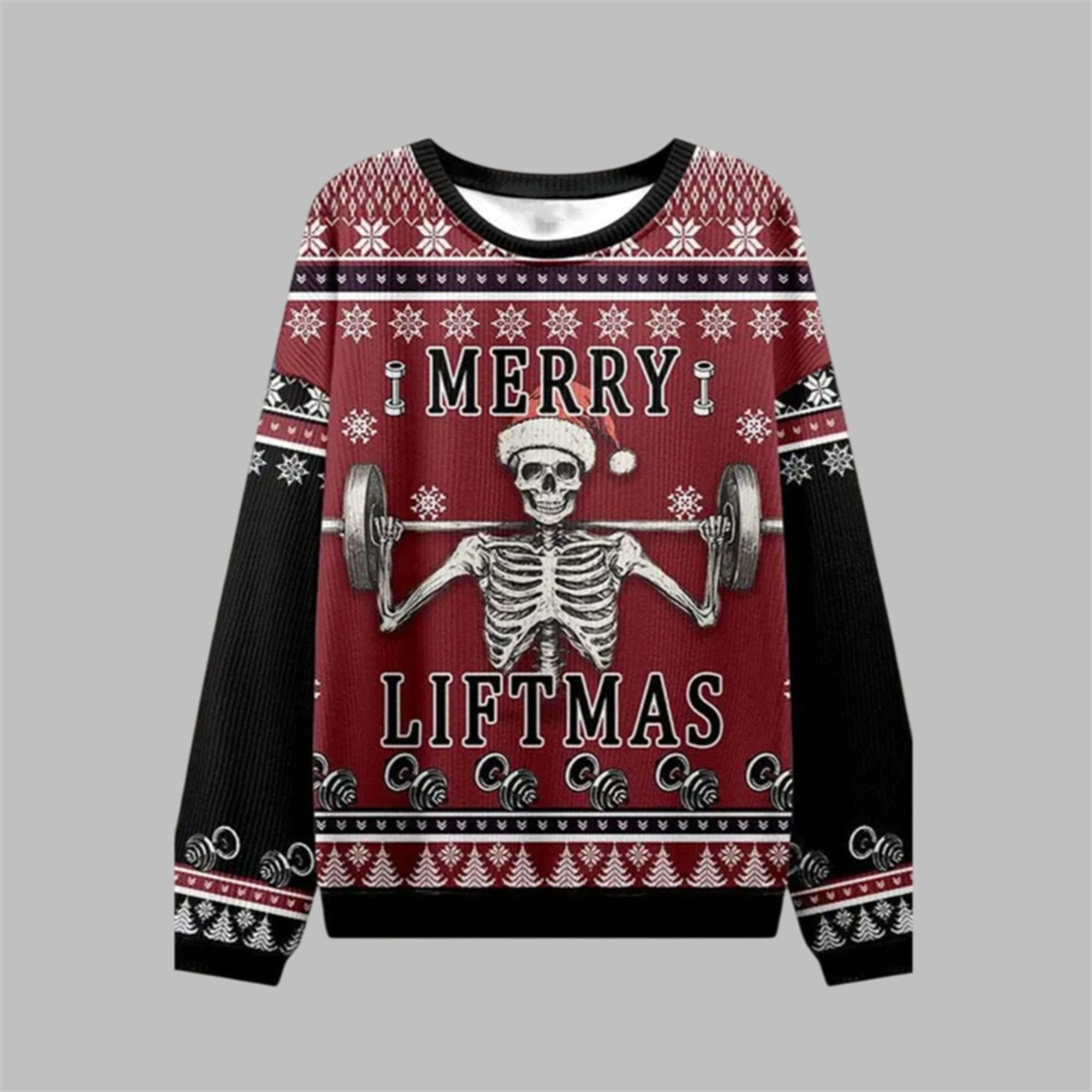 2025 Christmas Merry Liftmas Skeleton Ugly Sweater 1 1 2025 Christmas Merry Liftmas Skeleton Ugly Sweater 1 1
