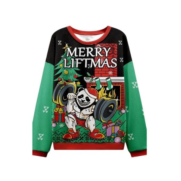 2025 Christmas Merry Liftmas Ugly Sweater 1 2