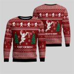 2025 Christmas Merry Swishmas Basketball Ugly Sweater