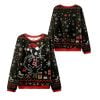 2025 Christmas Messy Cat Ugly Christmas Sweater 1 2