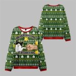 2025 Christmas Most Pawsome Cat Dad Ever Ugly Sweater