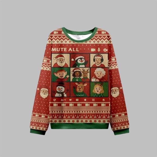 2025 Christmas Mute All Family Ugly Sweater 2