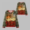 2025 Christmas Napping Cat Christmas Ugly Sweater 1 1