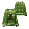 2025 Christmas Naughty Black Cat Ugly Sweater 1 2