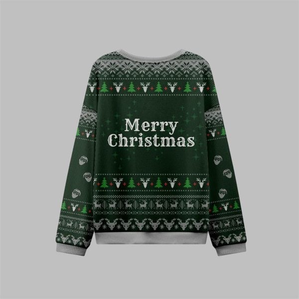 2025 Christmas Nice Naughty Overachiever Ugly Sweater 1