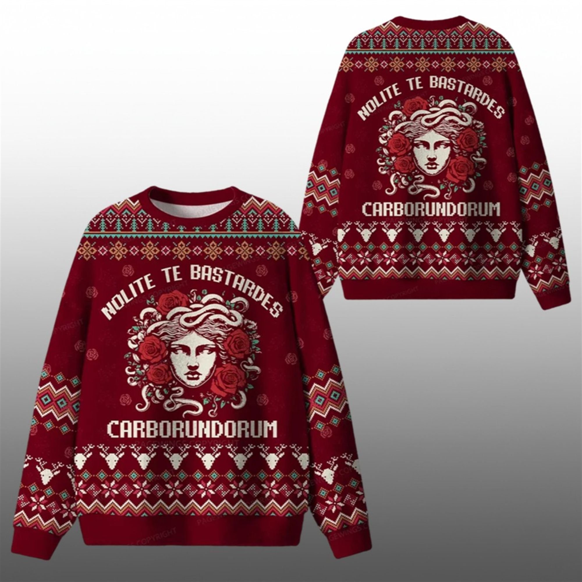 2025 Christmas Nolite Te Bastardes Carborundorum Ugly Sweater 1 1 2025 Christmas Nolite Te Bastardes Carborundorum Ugly Sweater 1 1