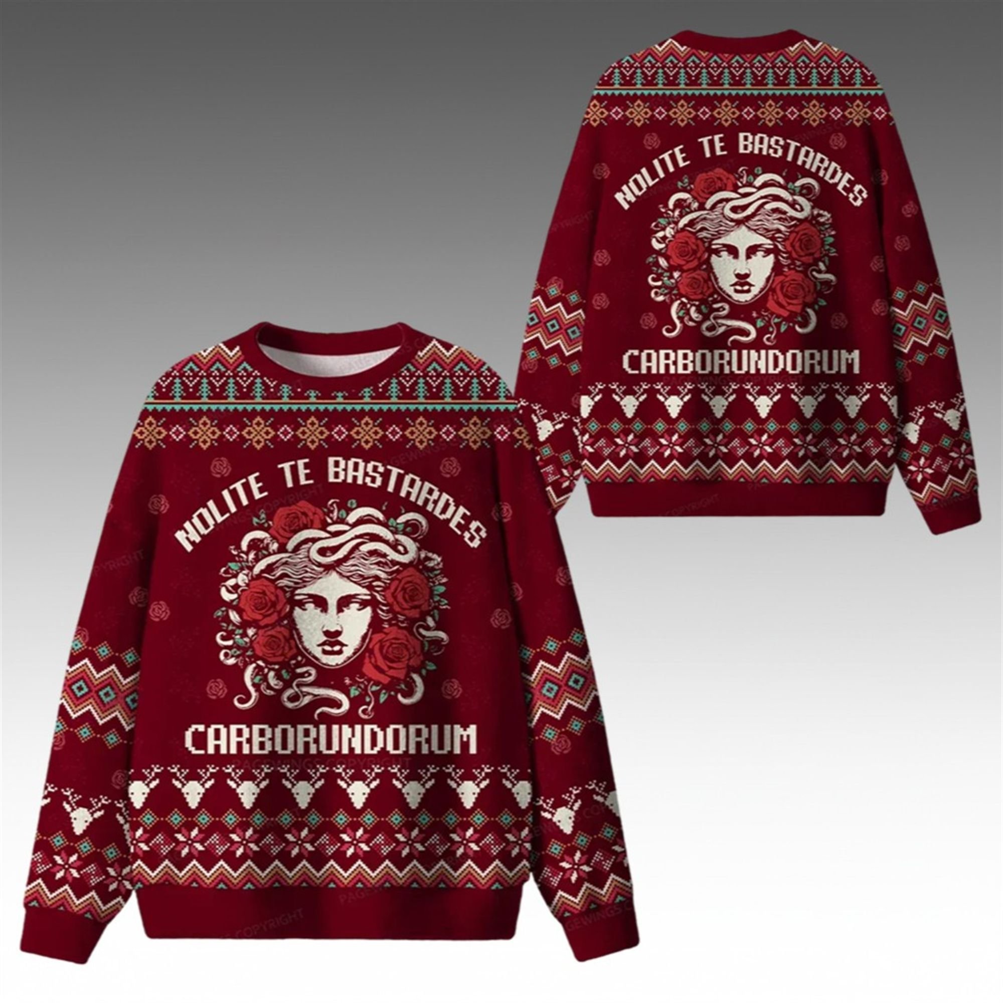2025 Christmas Nolite Te Bastardes Carborundorum Ugly Sweater 2 2025 Christmas Nolite Te Bastardes Carborundorum Ugly Sweater 1 2