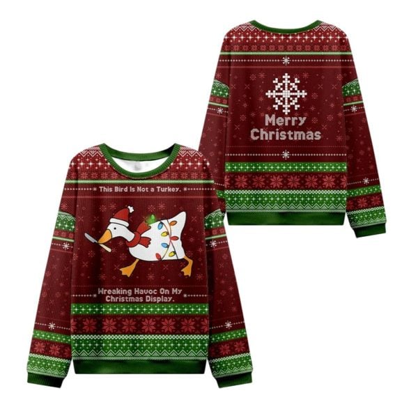2025 Christmas Off to Commit Frogmas Mayhem Ugly Sweater 1 2
