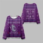 2025 Christmas Overstimulated Festive Ugly Sweater