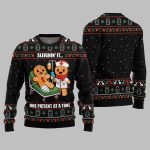 2025 Christmas Patient Gingerbread Ugly Sweater