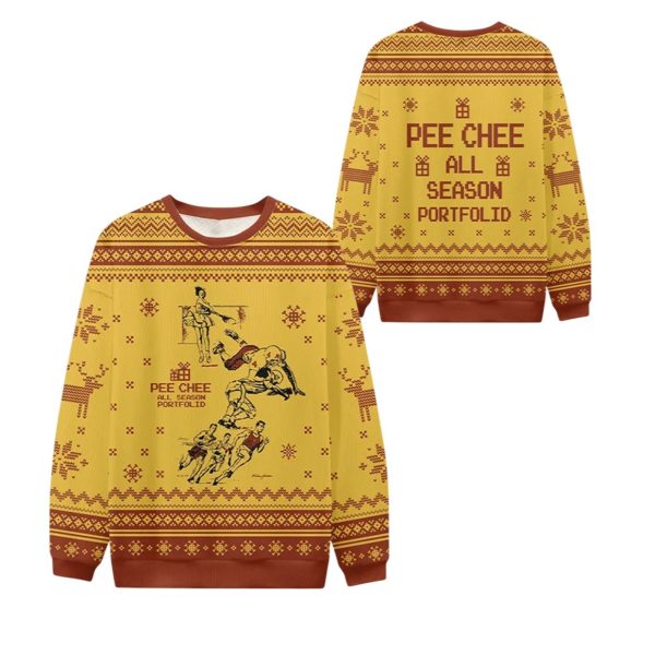 2025 Christmas Pee Chee All Season Portfolid Ugly Sweater 1 2