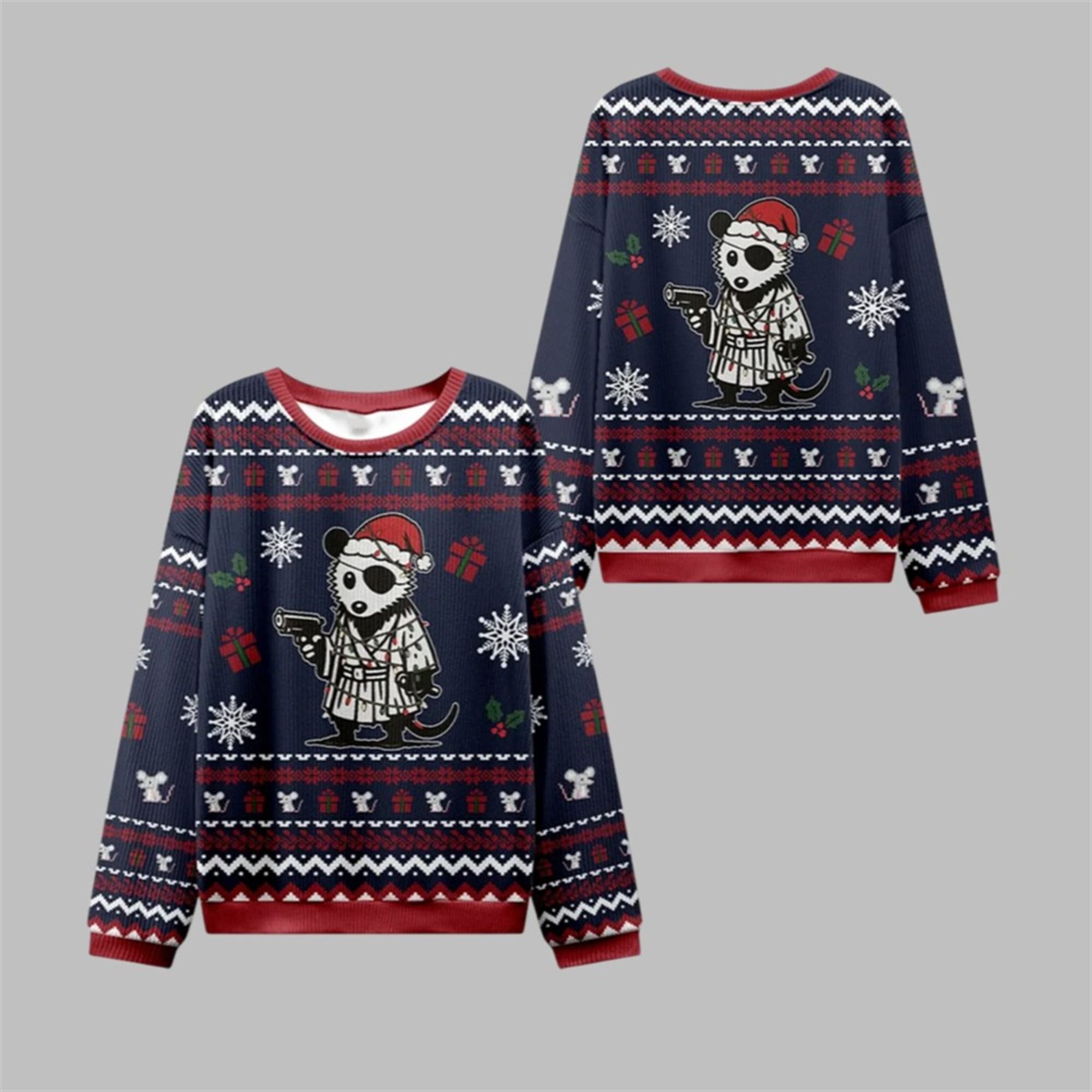 2025 Christmas Possum Samurai Ugly Christmas Sweater 1 1 2025 Christmas Possum Samurai Ugly Christmas Sweater 1 1