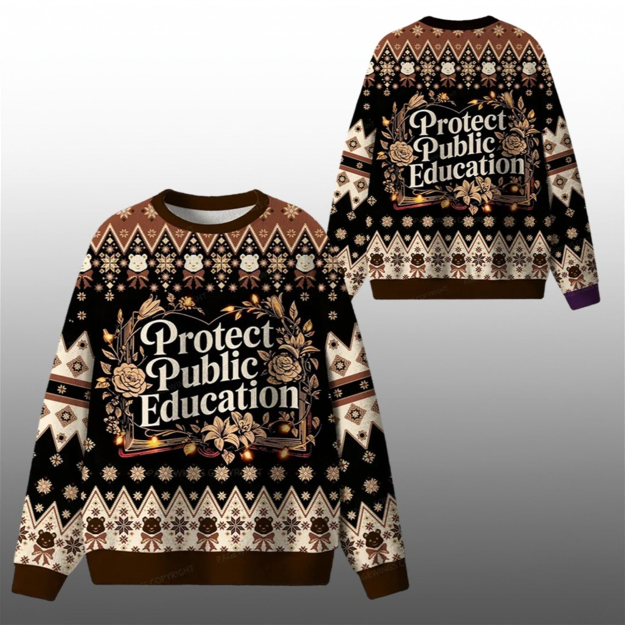 2025 Christmas Protect Public Education Ugly Sweater 1 1 2025 Christmas Protect Public Education Ugly Sweater 1 1