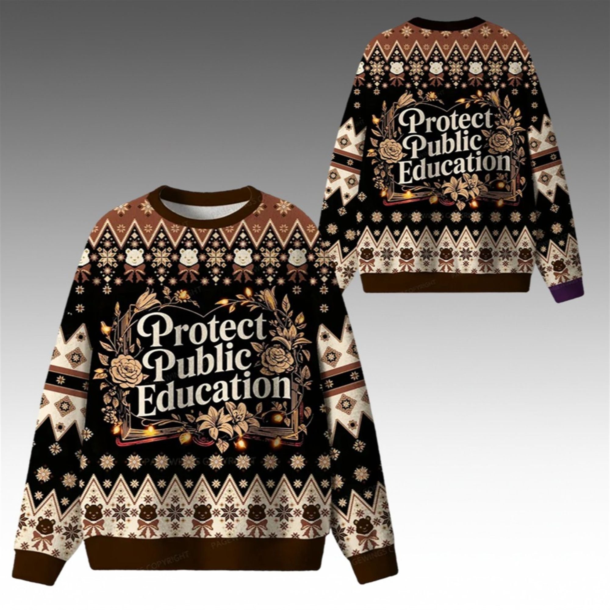2025 Christmas Protect Public Education Ugly Sweater 2 2025 Christmas Protect Public Education Ugly Sweater 1 2