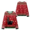 2025 Christmas Purrfectly Festive Cat Ugly Sweater 1 2
