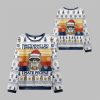 2025 Christmas Raccoon Drinking Beer Ugly Sweater 1 1