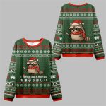 2025 Christmas Raccoons Need Snacks Ugly Sweater