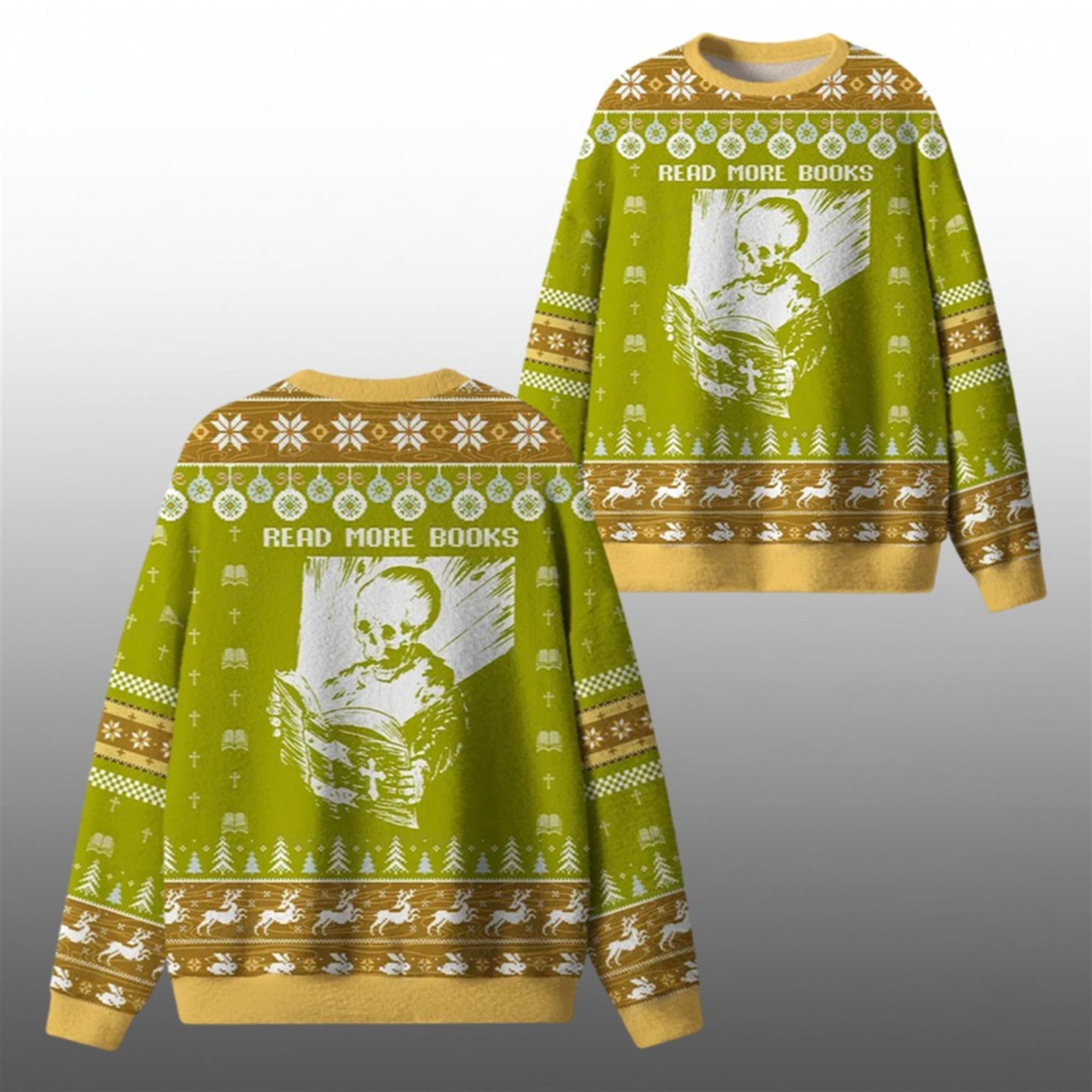 2025 Christmas Read More Books Ugly Sweater 1 1 2025 Christmas Read More Books Ugly Sweater 1 1